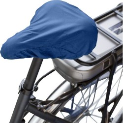 Couvre-selle Éco-responsable Personnalisé en rPET - Florence Matières : polyester Couleurs : rouge accessoire événementiel uniqu