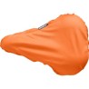Couvre-selle Éco-responsable Personnalisé en rPET - Florence Matières : polyester Couleurs : orange impression haute définition