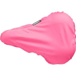 Couvre-selle Éco-responsable Personnalisé en rPET - Florence Matières : polyester Couleurs : rose objet promotionnel éco-respons
