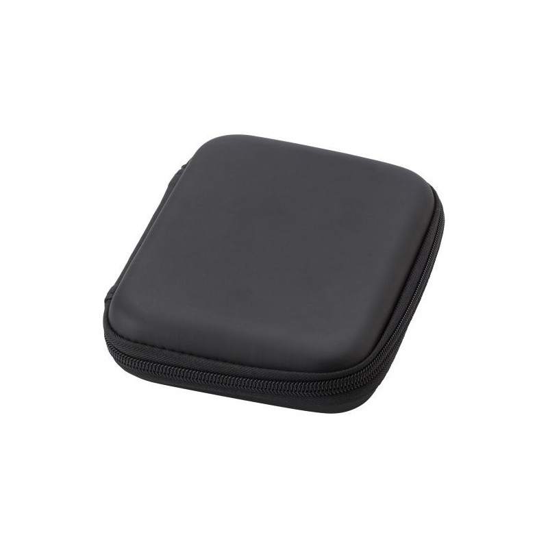 Boîte à outils  de 23 pièces dans un étui zippé en PU Lani Matières : polyester Couleurs : noir