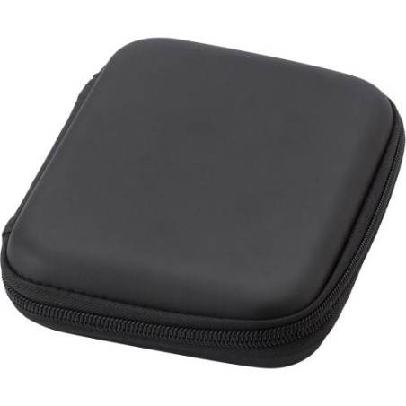 Boîte à outils  de 23 pièces dans un étui zippé en PU Lani Matières : polyester Couleurs : noir goodies publicitaire événementie