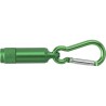 Porte-clés personnalisés en aluminium avec mousqueton - Tracy Matières : métal Couleurs : vert