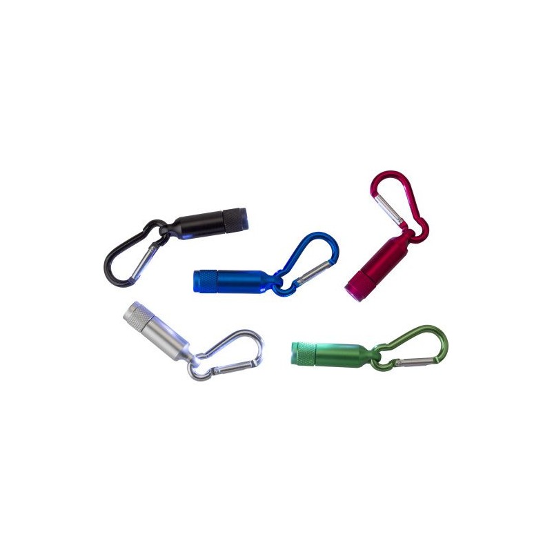 Porte-clés personnalisés en aluminium avec mousqueton - Tracy Matières : métal Couleurs : vert goodies publicitaire durable