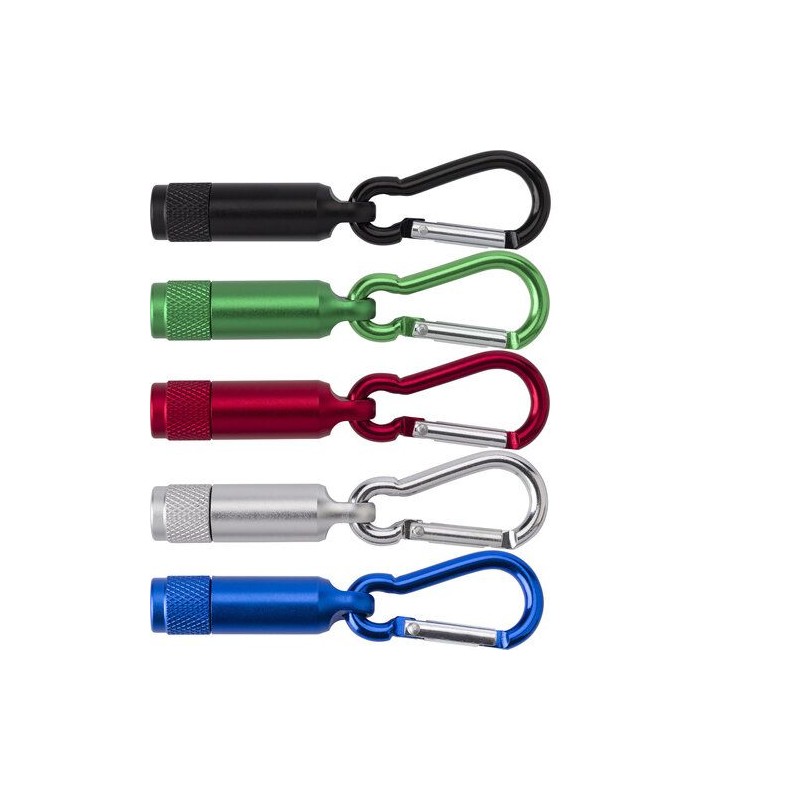 Porte-clés personnalisés en aluminium avec mousqueton - Tracy Matières : métal Couleurs : bleu royal livraison express 24h 48h