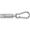 Porte-clés personnalisés en aluminium avec mousqueton - Tracy Matières : métal Couleurs : argenté personnalisable avec votre log