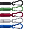Porte-clés personnalisés en aluminium avec mousqueton - Tracy Matières : métal Couleurs : argenté personnalisation rapide en Fra