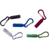 Porte-clés personnalisés en aluminium avec mousqueton - Tracy Matières : métal Couleurs : rouge personnalisable avec votre logo