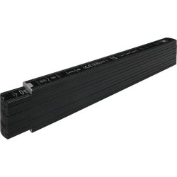 Mètre pliant en bois de 2 m personnalisé et  Stabila Matières : bois Couleurs : noir