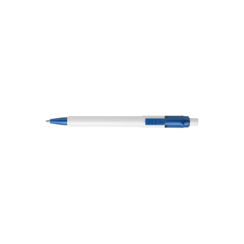 Stylo bille personnalisé en ABS - Objet publicitaire Baron Matières : plastique Couleurs : bleu clair
