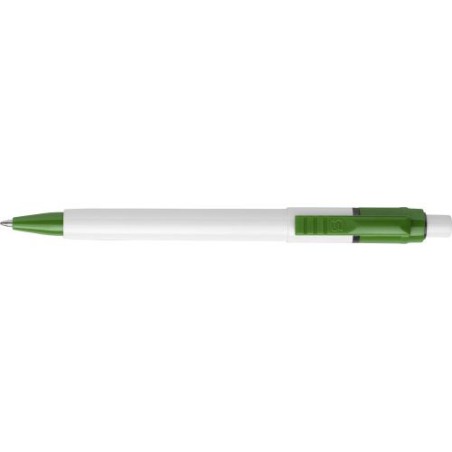 Stylo bille personnalisé en ABS - Objet publicitaire Baron Matières : plastique Couleurs : vert objet promotionnel éco-responsab