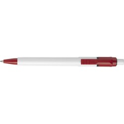 Stylo bille personnalisé en ABS - Objet publicitaire Baron Matières : plastique Couleurs : rouge personnalisable avec votre logo