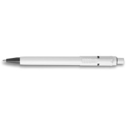 Stylo à bille personnalisé en ABS - Baron, cadeau d'entreprise Matières : plastique Couleurs : gris objet promo petit budget