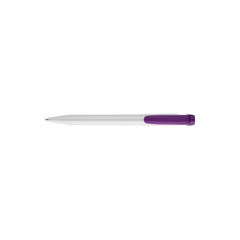 Stylo à Bille Personnalisé en Plastique Matières : laiton Couleurs : pourpre personnalisation rapide en France