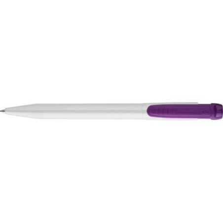Stylo à Bille Personnalisé en Plastique Matières : laiton Couleurs : pourpre personnalisation rapide en France