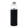 Bouteille en verre  750ml personnalisée UTAH LARGE Matières : verre Couleurs : noir cadeau entreprise pas cher