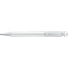 Stylo à Bille Personnalisé en Plastique Matières : laiton Couleurs : blanc personnalisable avec votre logo