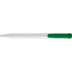 Stylo à Bille Personnalisé en Plastique Matières : laiton Couleurs : vert impression haute définition