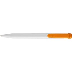 Stylo à Bille Personnalisé en Plastique Matières : laiton Couleurs : orange cadeau collaborateur premium