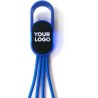 Chargeur à induction double  en bambou personnalisé - Idris Matières : nylon Couleurs : blanc impression logo haute qualité