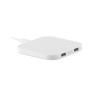 Chargeur sans fil personnalisé 4000 mAh UNIPAD Matières : ABS Couleurs : blanc