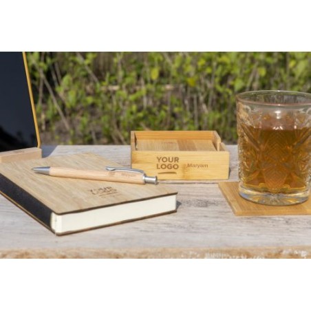 Dessous de verre Archer en bambou - Élégance et praticité