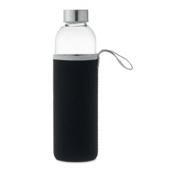 Bouteille en verre  750ml personnalisée UTAH LARGE Matières : verre Couleurs : noir goodies publicitaire événementiel