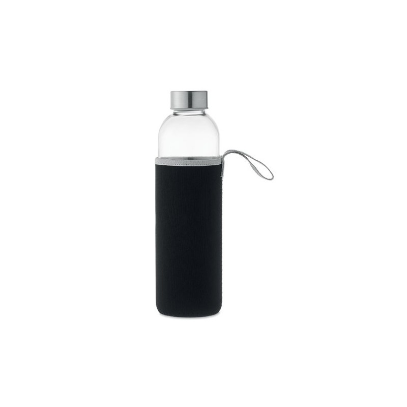 Bouteille en verre  750ml personnalisée UTAH LARGE Matières : verre Couleurs : noir goodies publicitaire événementiel