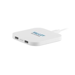 Chargeur sans fil personnalisé 4000 mAh UNIPAD Matières : ABS Couleurs : blanc livraison express 24h 48h