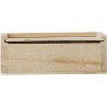 Set de sangles de tonification personnalisé de 3 pièces Bettina Matières : bois Couleurs : brun personnalisable avec votre logo