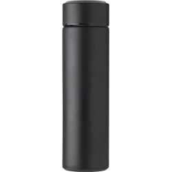 Bouteille isotherme  en acier inoxydable de 450 ml Fatima Matières : métal Couleurs : noir