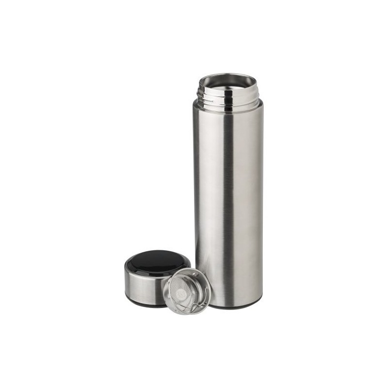 Bouteille isotherme  en acier inoxydable de 450 ml Fatima Matières : métal Couleurs : noir livraison express 24h 48h