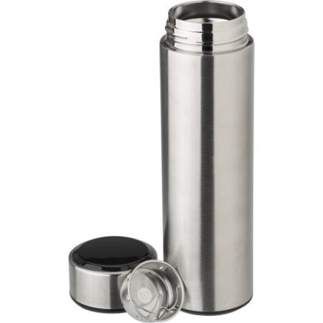 Bouteille isotherme  en acier inoxydable de 450 ml Fatima Matières : métal Couleurs : noir livraison express 24h 48h
