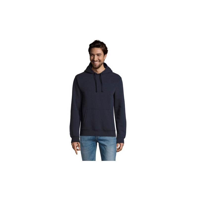 Sweat Capuche Éco-responsable Personnalisable 280 - Spencer Taille textile : XL Couleurs : french navy goodies publicitaire évén