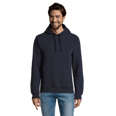 Sweat Capuche Éco-responsable Personnalisable 280 - Spencer Taille textile : XL Couleurs : french navy goodies publicitaire évén