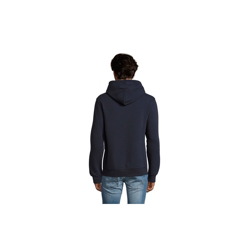 Sweat Capuche Éco-responsable Personnalisable 280 - Spencer Taille textile : XL Couleurs : french navy objet promotionnel éco-re