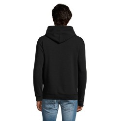 Sweat Capuche Éco-responsable Personnalisable 280 - Spencer Taille textile : M Couleurs : noir goodies personnalisé en stock