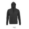 Sweat Capuche Éco-responsable Personnalisable 280 - Spencer Taille textile : M Couleurs : anthracite chiné cadeau client origina