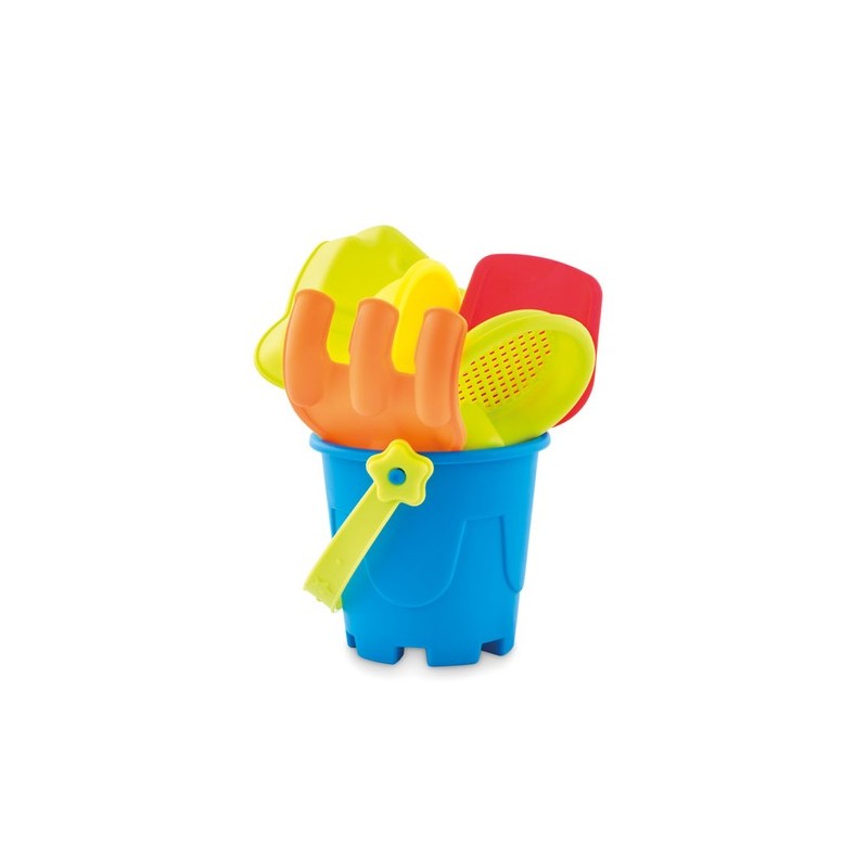 Jouets de plage personnalisés 6 pcs - PLAYA Matières : polypropylène (PP) Couleurs : multicolore