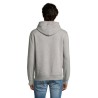 Sweat Capuche Éco-responsable Personnalisable 280 - Spencer Taille textile : M Couleurs : gris chiné personnalisation rapide en 