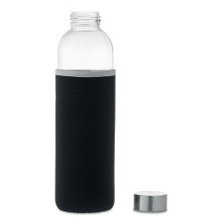 Bouteille en verre  750ml personnalisée UTAH LARGE Matières : verre Couleurs : noir impression haute définition