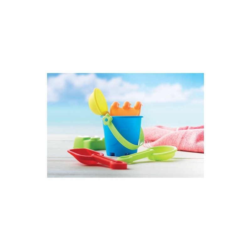 Jouets de plage personnalisés 6 pcs - PLAYA Matières : polypropylène (PP) Couleurs : multicolore marquage laser ultra précis