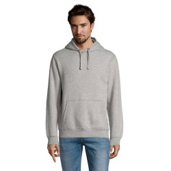 Sweat Capuche Éco-responsable Personnalisable 280 - Spencer Taille textile : L Couleurs : gris chiné livraison express 24h 48h