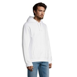 Sweat Capuche Éco-responsable Personnalisable 280 - Spencer Taille textile : XL Couleurs : blanc personnalisation sur mesure