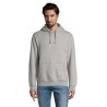 Sweat Capuche Éco-responsable Personnalisable 280 - Spencer Taille textile : XS Couleurs : gris chiné cadeau entreprise pas cher
