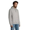 Sweat Capuche Éco-responsable Personnalisable 280 - Spencer Taille textile : XS Couleurs : gris chiné cadeau collaborateur premi