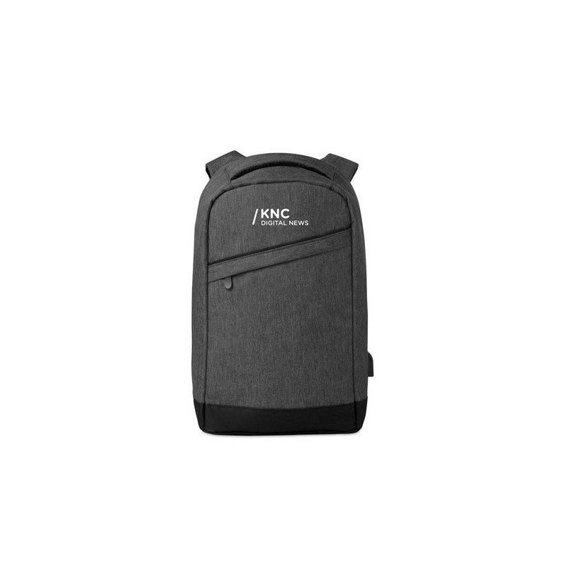 Sac à dos antivol personnalisé pour les pros pas cher - BERLIN Matières : PET Couleurs : noir goodies personnalisé en stock