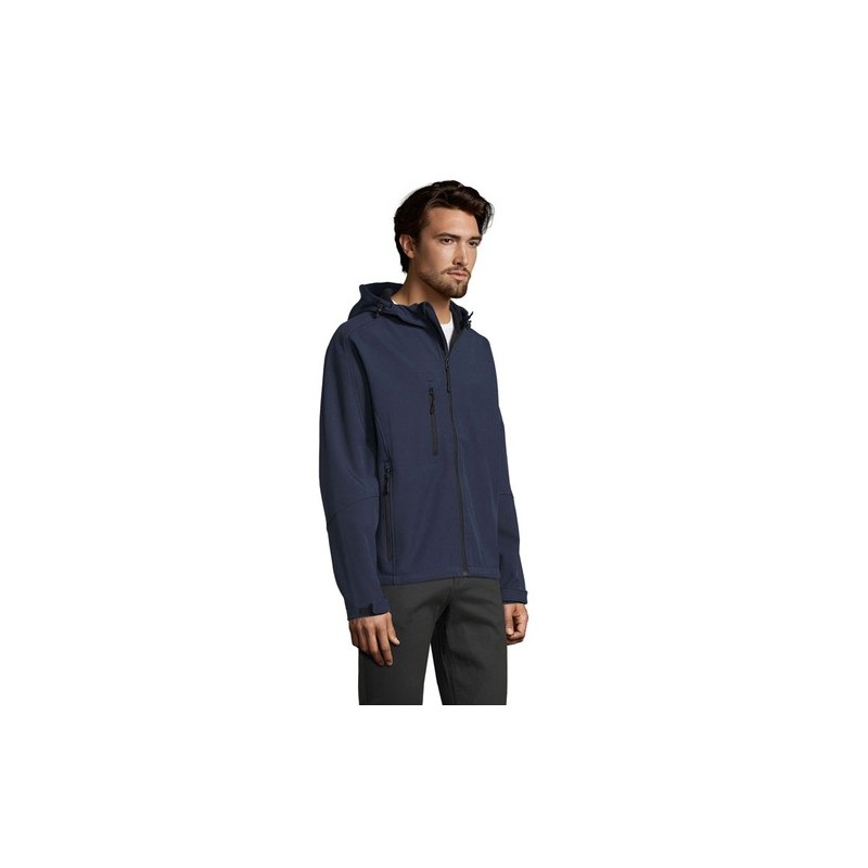 Veste Softshell Éco-responsable et Pratique 340g Personnalisée - REPLAY Men Taille textile : XL Couleurs : french navy goodies p
