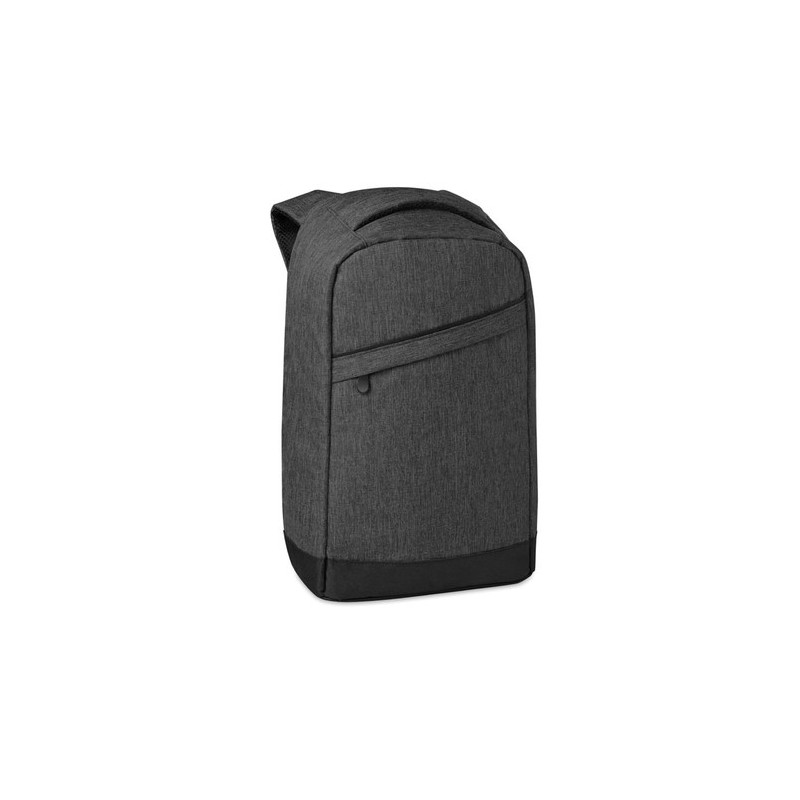 Sac à dos antivol personnalisé pour les pros pas cher - BERLIN Matières : PET Couleurs : noir objet promo petit budget