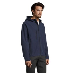 Veste Softshell Éco-responsable et Pratique 340g Personnalisée - REPLAY Men Taille textile : 3XL Couleurs : french navy livraiso