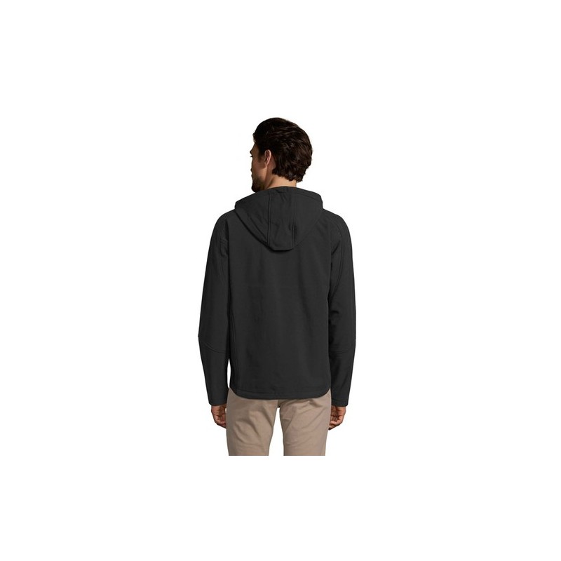 Veste Softshell Éco-responsable et Pratique 340g Personnalisée - REPLAY Men Taille textile : XL Couleurs : noir personnalisation
